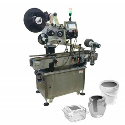 ETIQUETADORA PARA ETIQUETA AUTOADHESIVA EN TAPA DE ENVASE ETIQUETADORA PARA ETIQUETA AUTOADHESIVA EN TAPA DE ENVASE